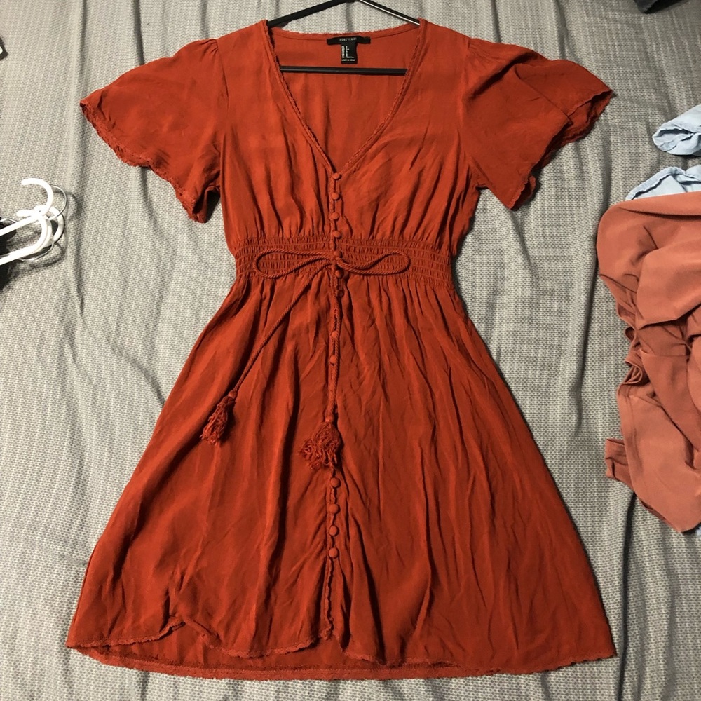 Button up dress
